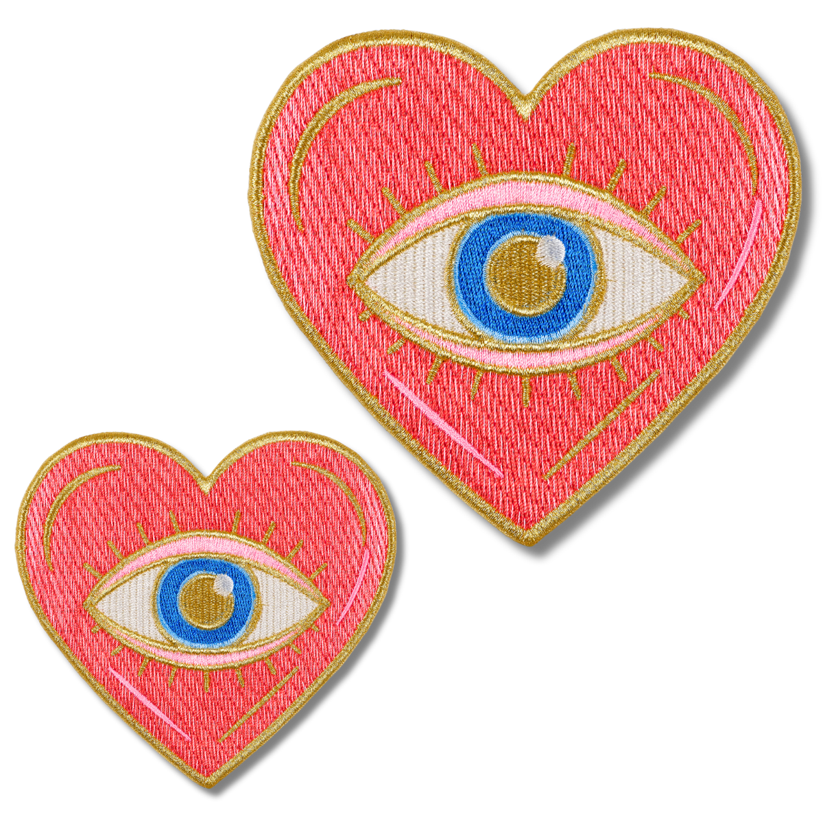 Evil Eye Heart Patch