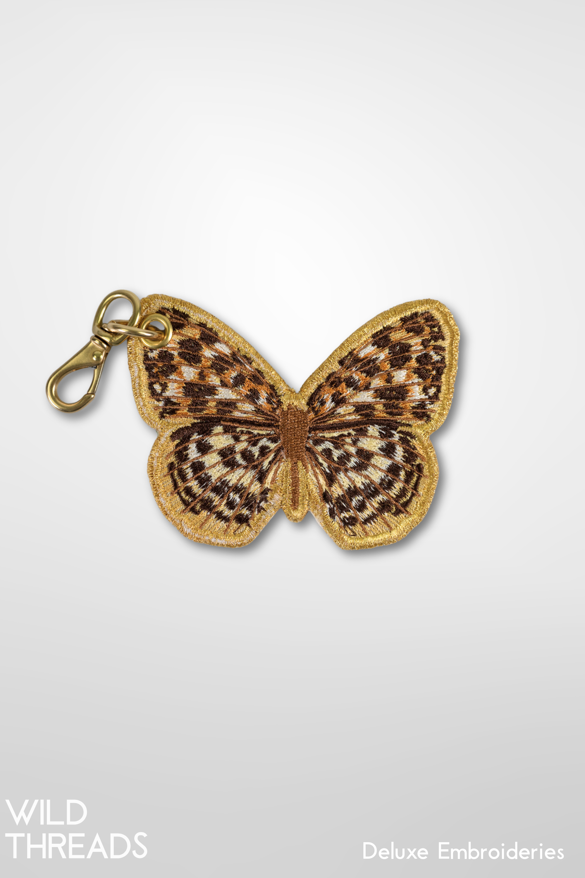 Leopard Butterfly with Carmel Silverado Tassel Stack