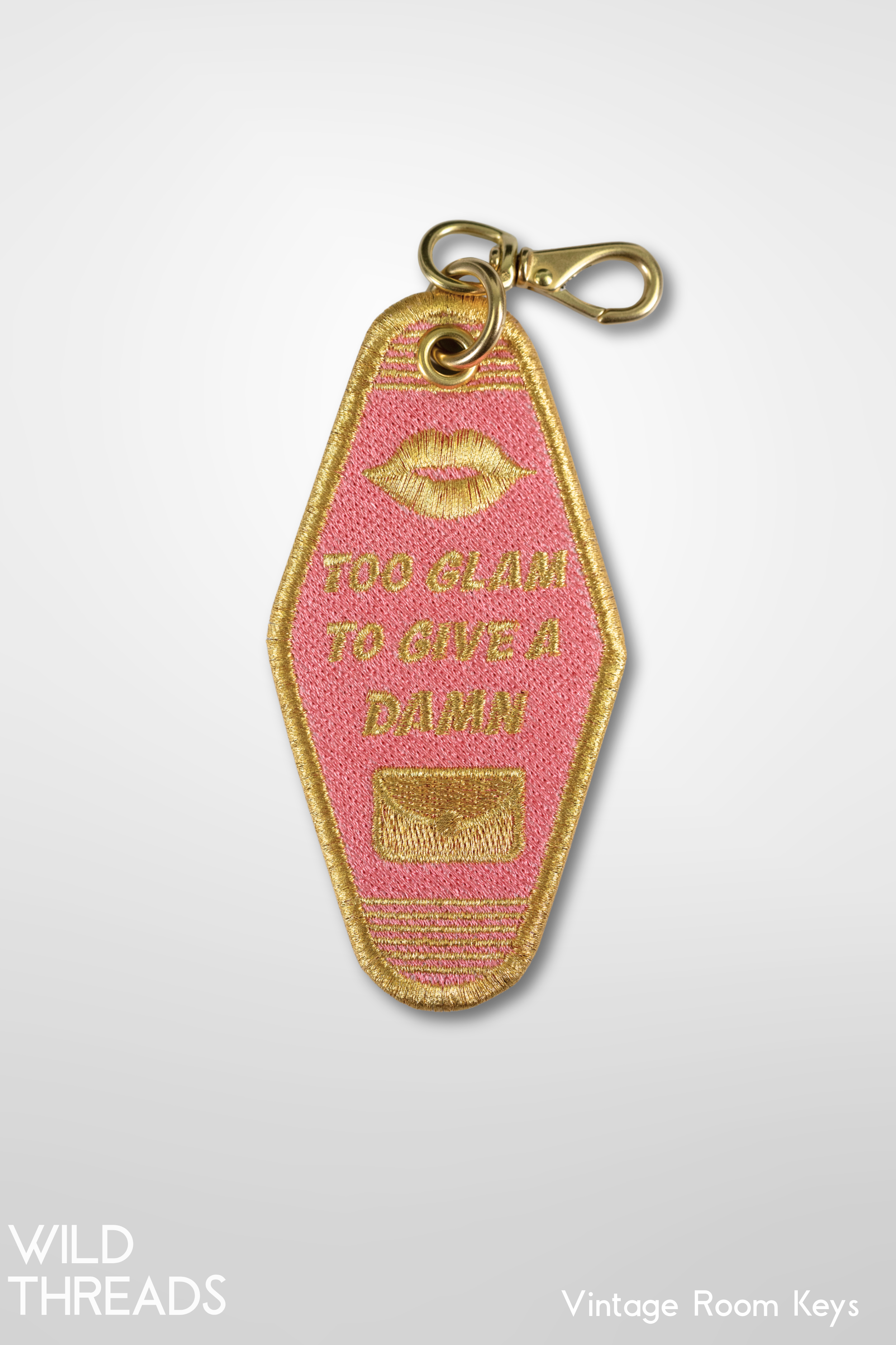 Too Glam To Give A Damn - Vintage Room Key