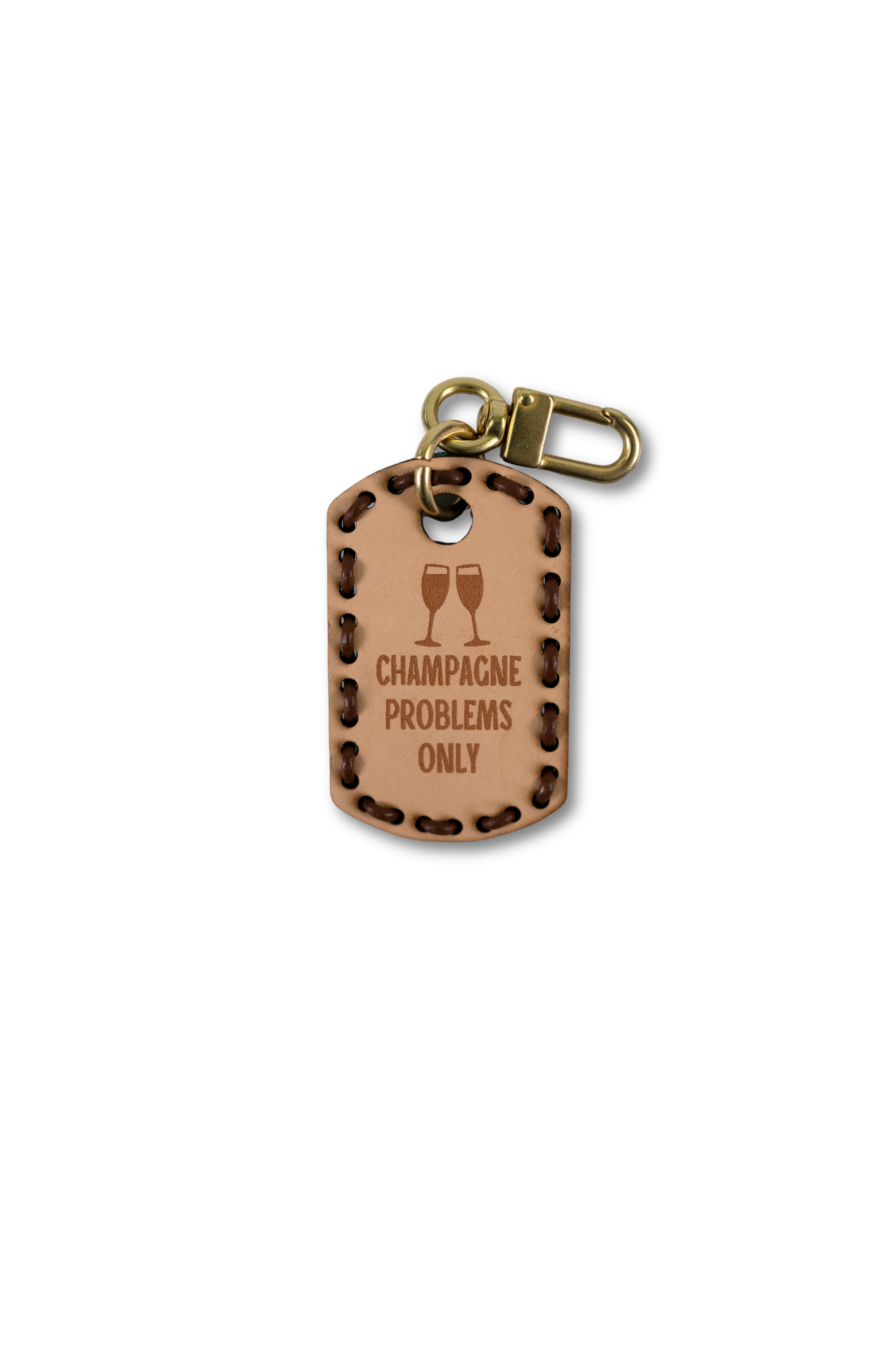 Champagne Problems Only - Dog Tag