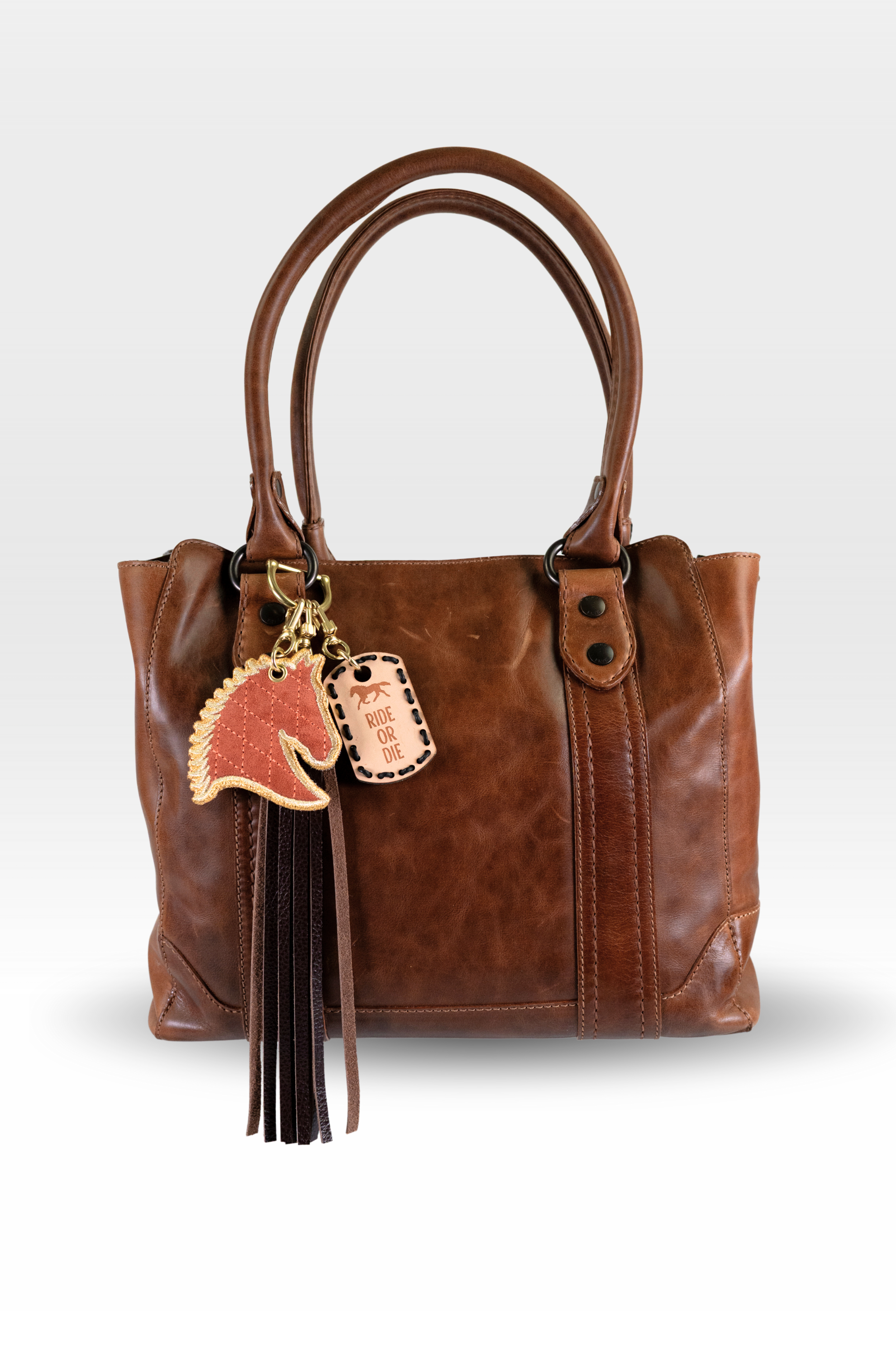 Ride or Die Dog Tag with Cavalier Stack