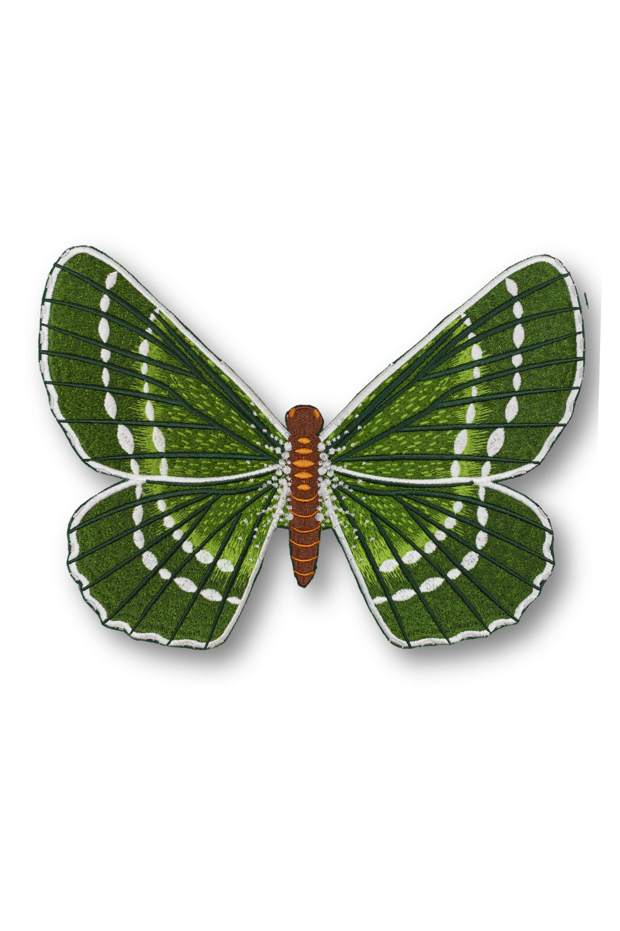 Green Papillon Butterfly Patch