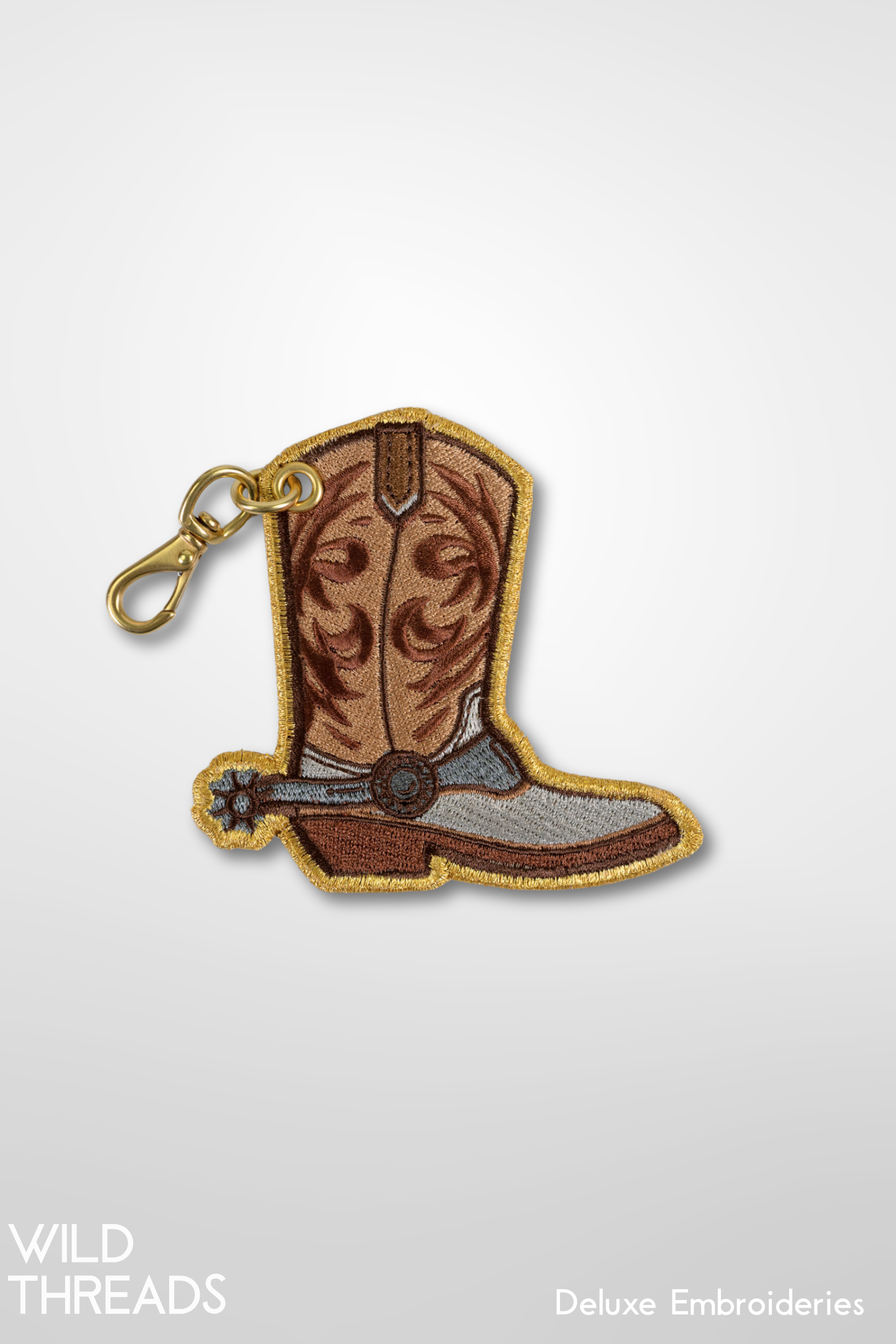 Cowboys & Cocktails Dog Tag with Boot Stack