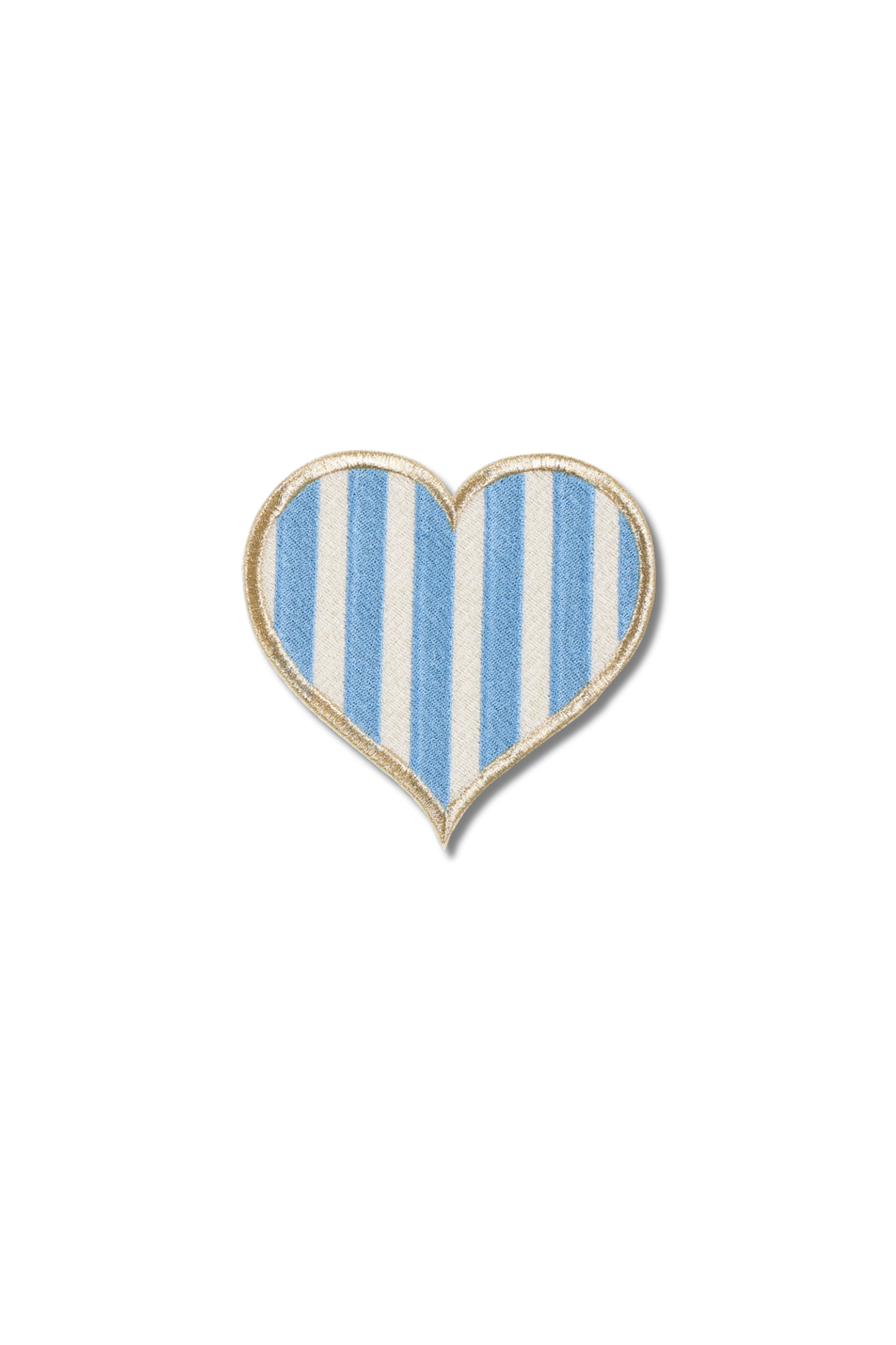 Striped Heart Patch