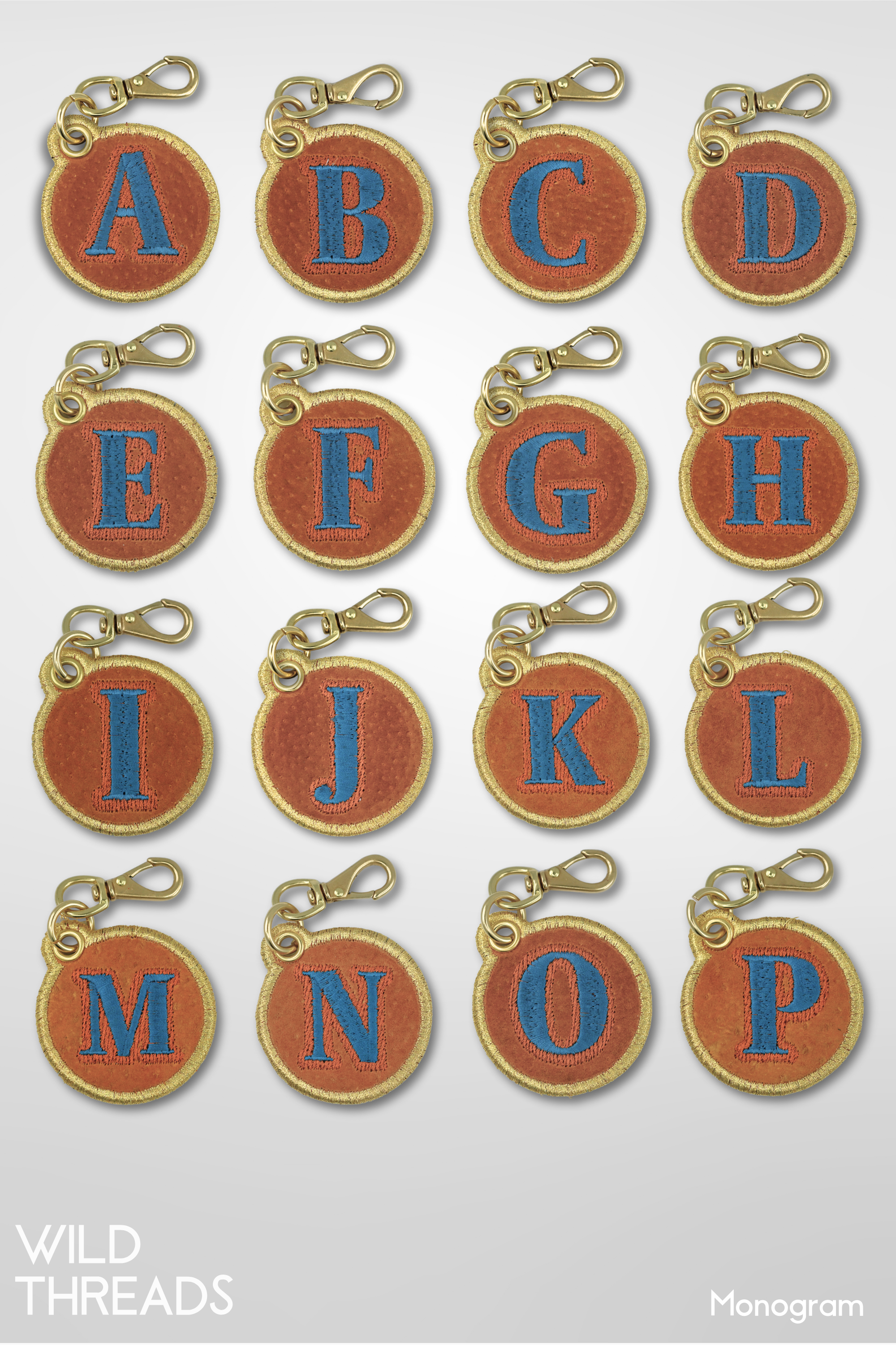 Teddy Bear with Suede Monogram Stack