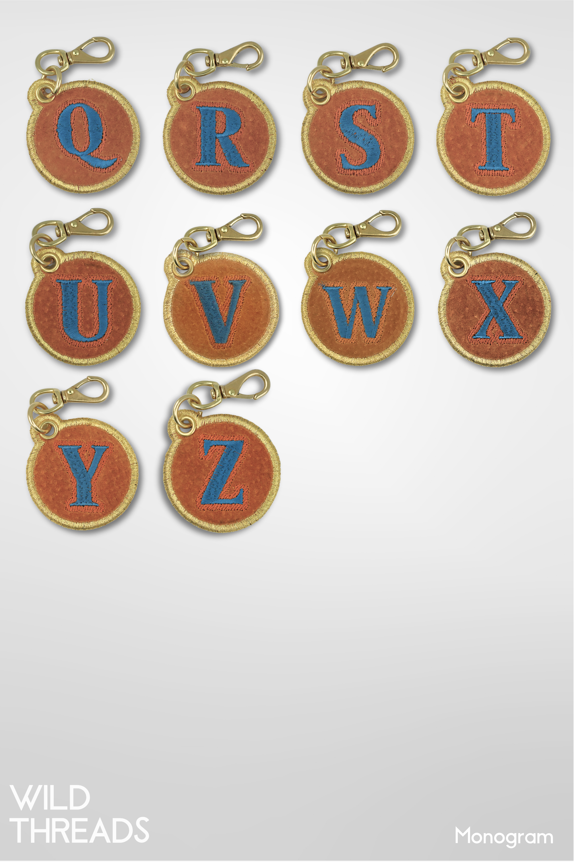 Teddy Bear with Suede Monogram Stack