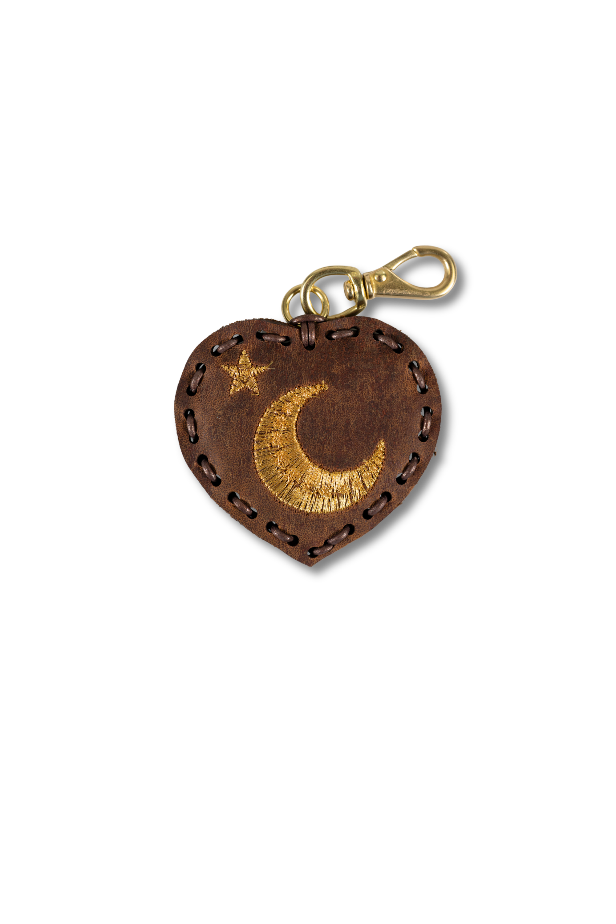 Small Laced Heart - Moon & Star