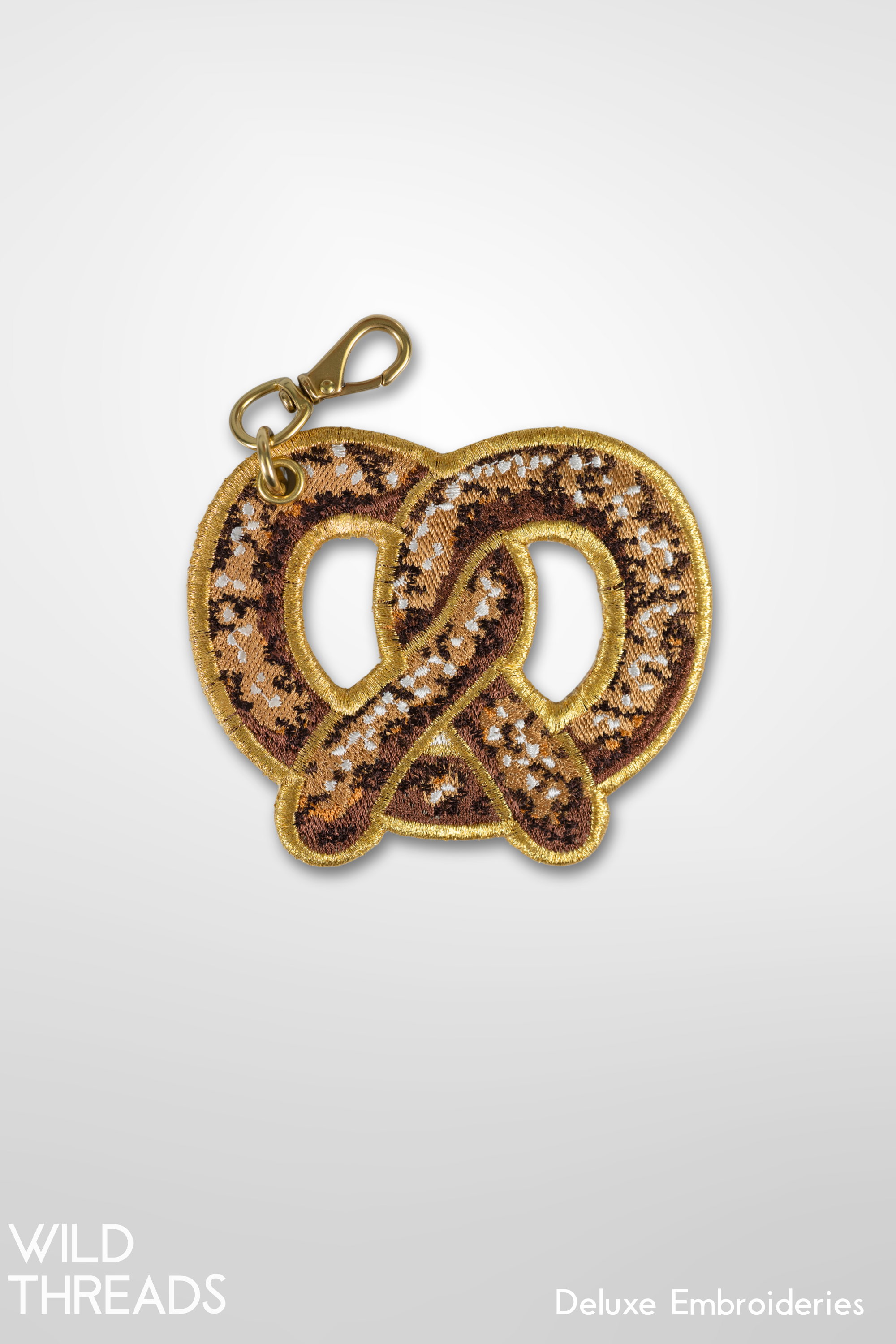 Pretzel with Leather Laced Heart Stack