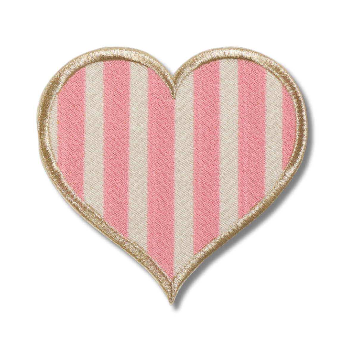 Striped Heart Patch