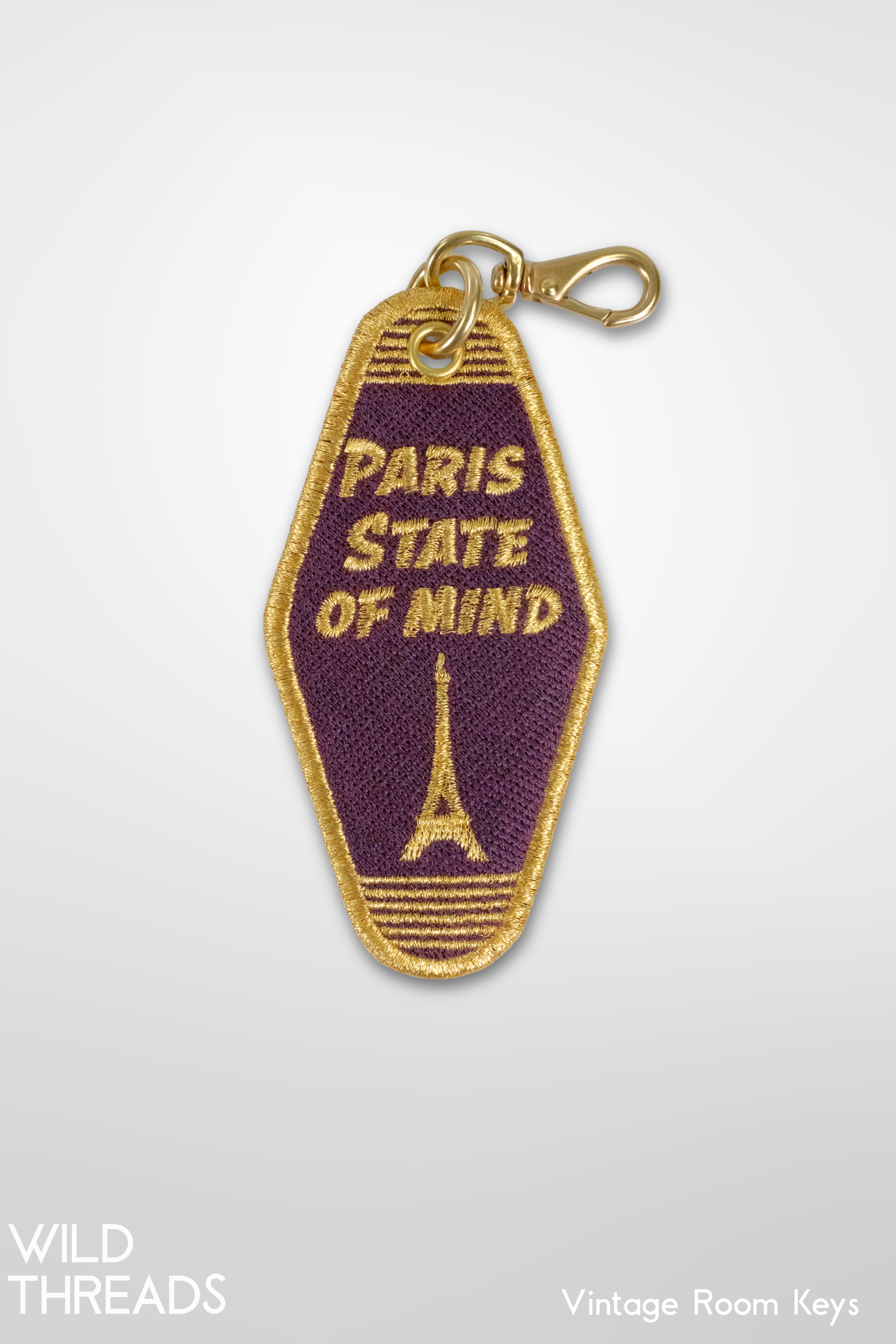 Paris State Of Mind - Vintage Room Key