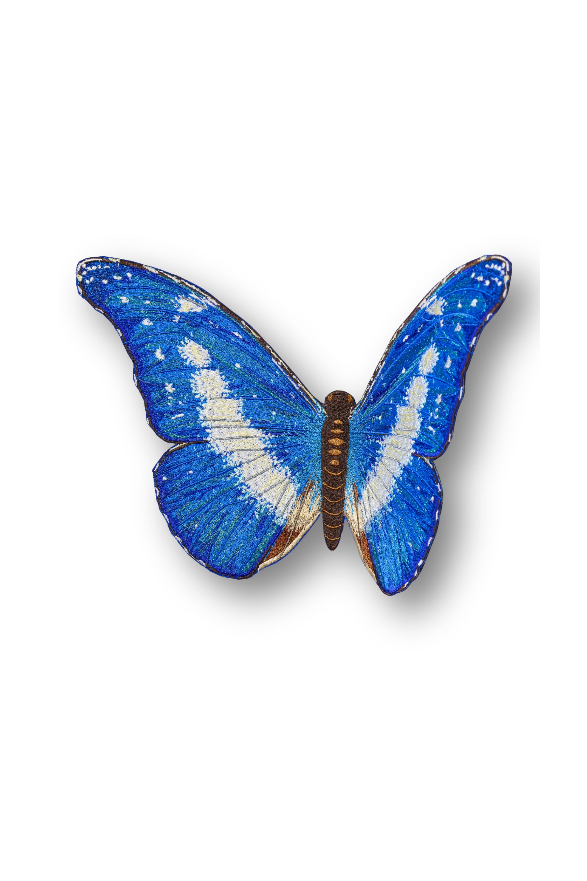 Blue Morpho Helena Butterfly Patch