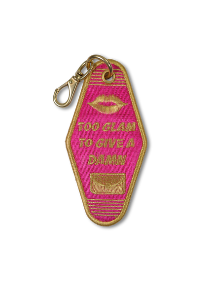 Too Glam To Give A Damn - Vintage Room Key