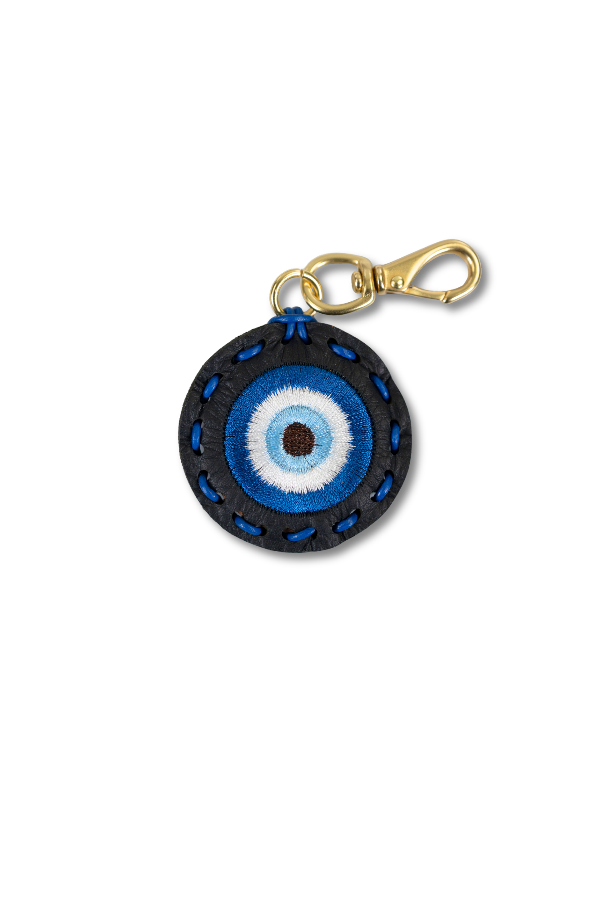 Small Circle Laced Charm - Evil Eye