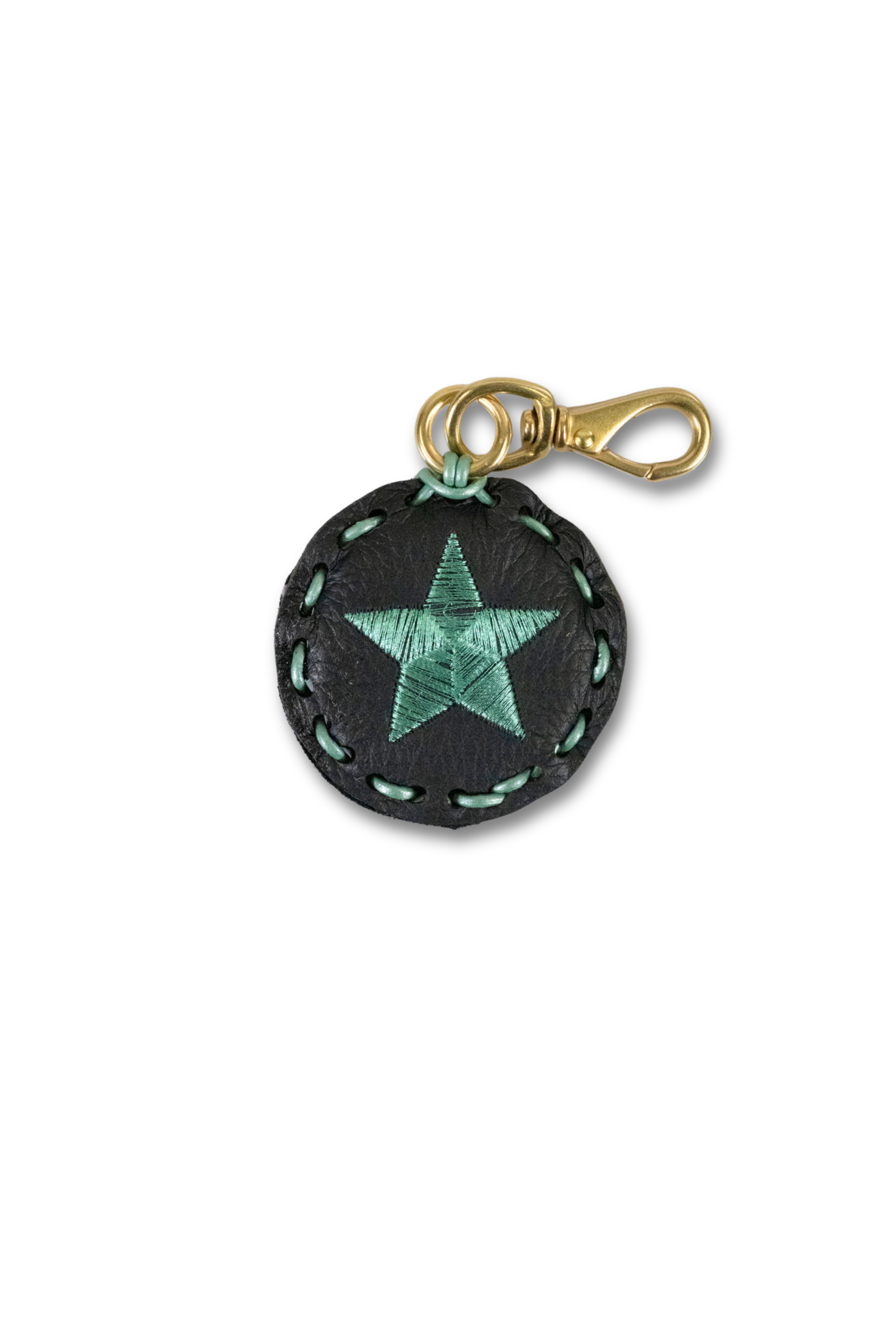 Small Circle Laced Charm - Star