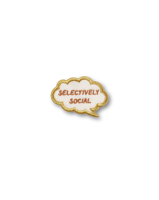 Selectively Social - Thought Bubble Patch