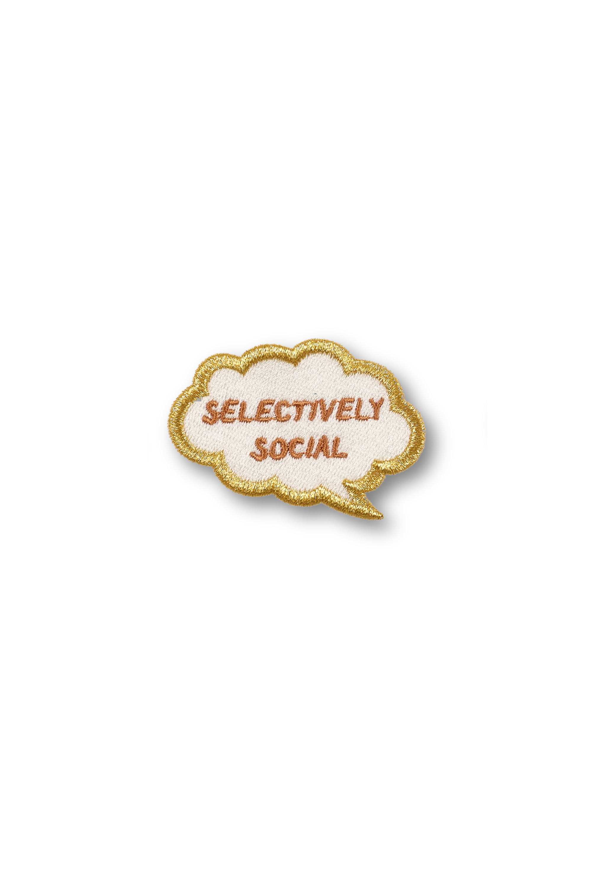 Selectively Social - Thought Bubble Patch
