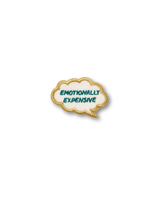 Emotionally Expensive - Thought Bubble Patch