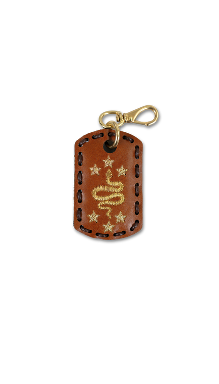Small Laced Dog Tag - Snake