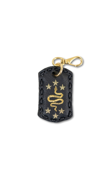 Small Laced Dog Tag - Snake