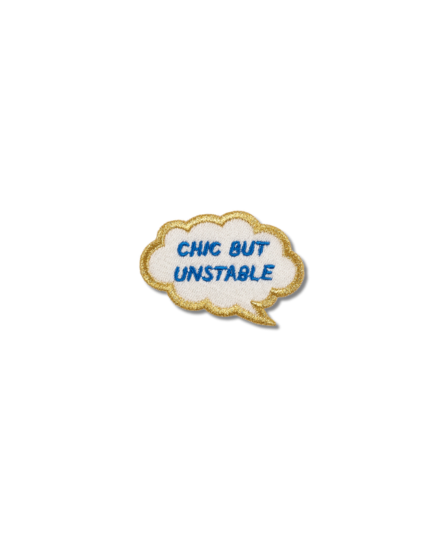 Chic But Unstable - Thought Bubble Patch