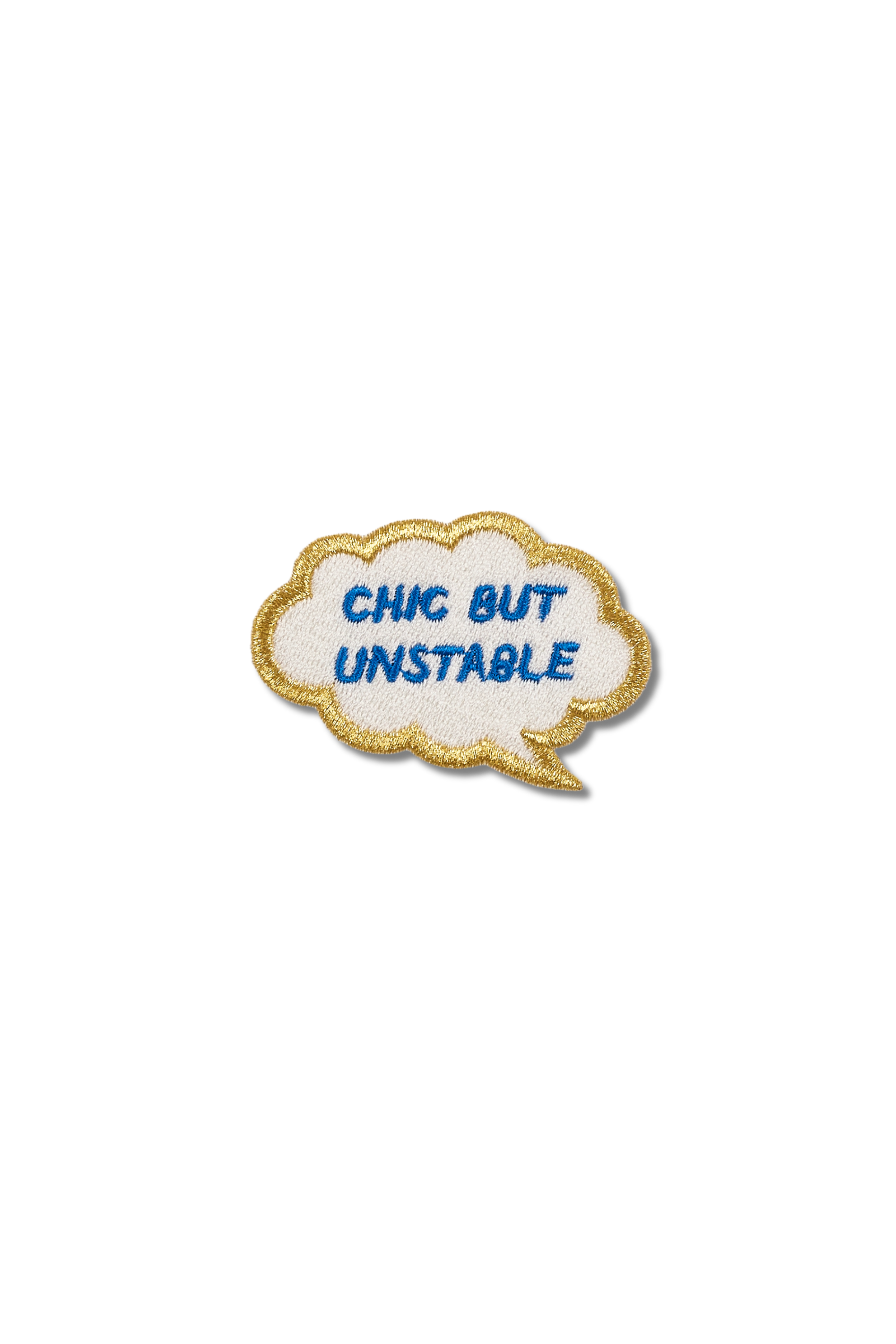 Chic But Unstable - Thought Bubble Patch