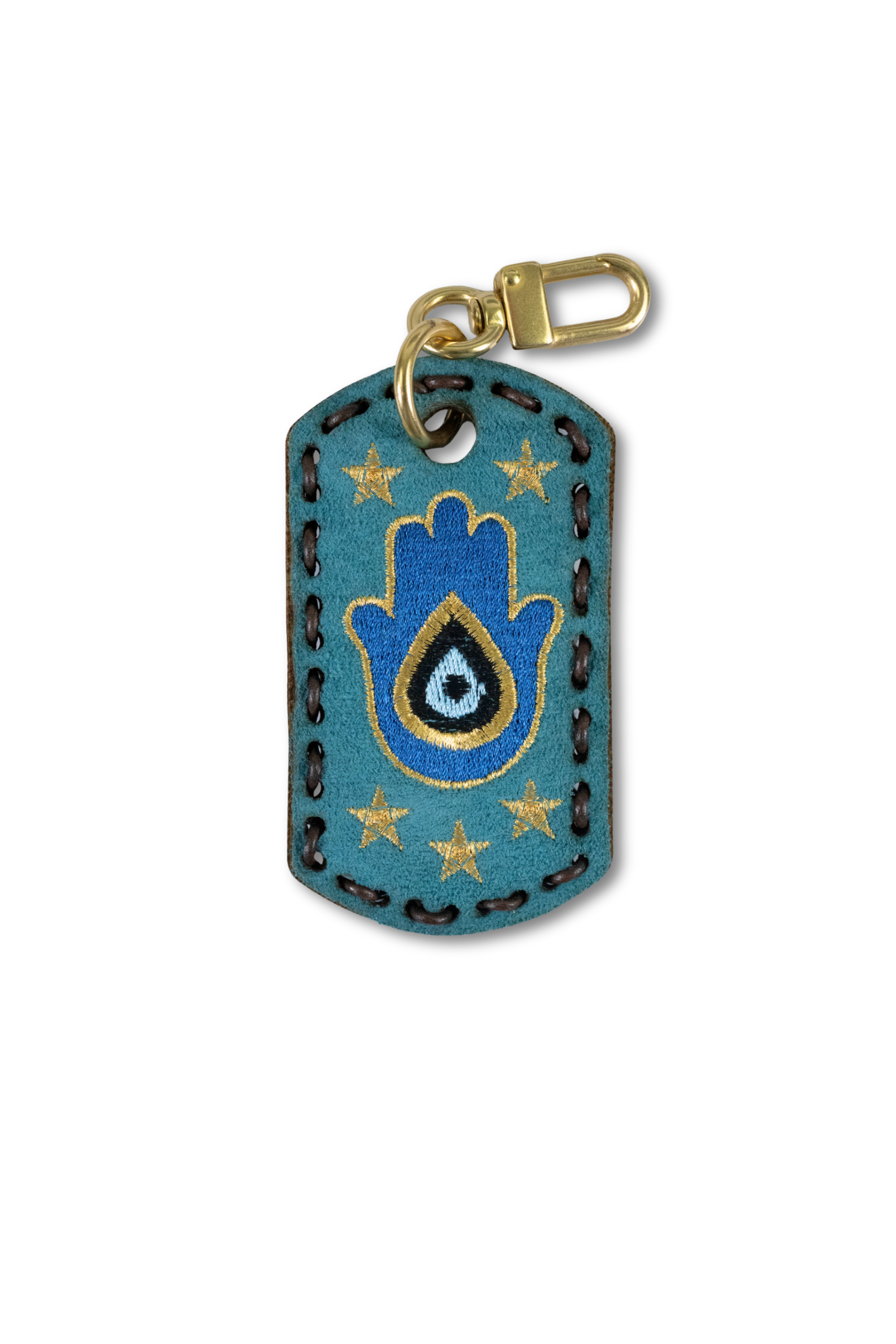 Large Laced Dog Tag - Hamsa
