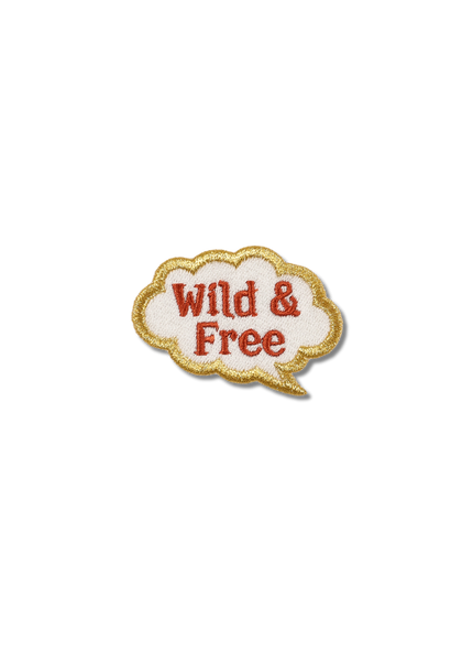 Wild & Free - Thought Bubble Patch