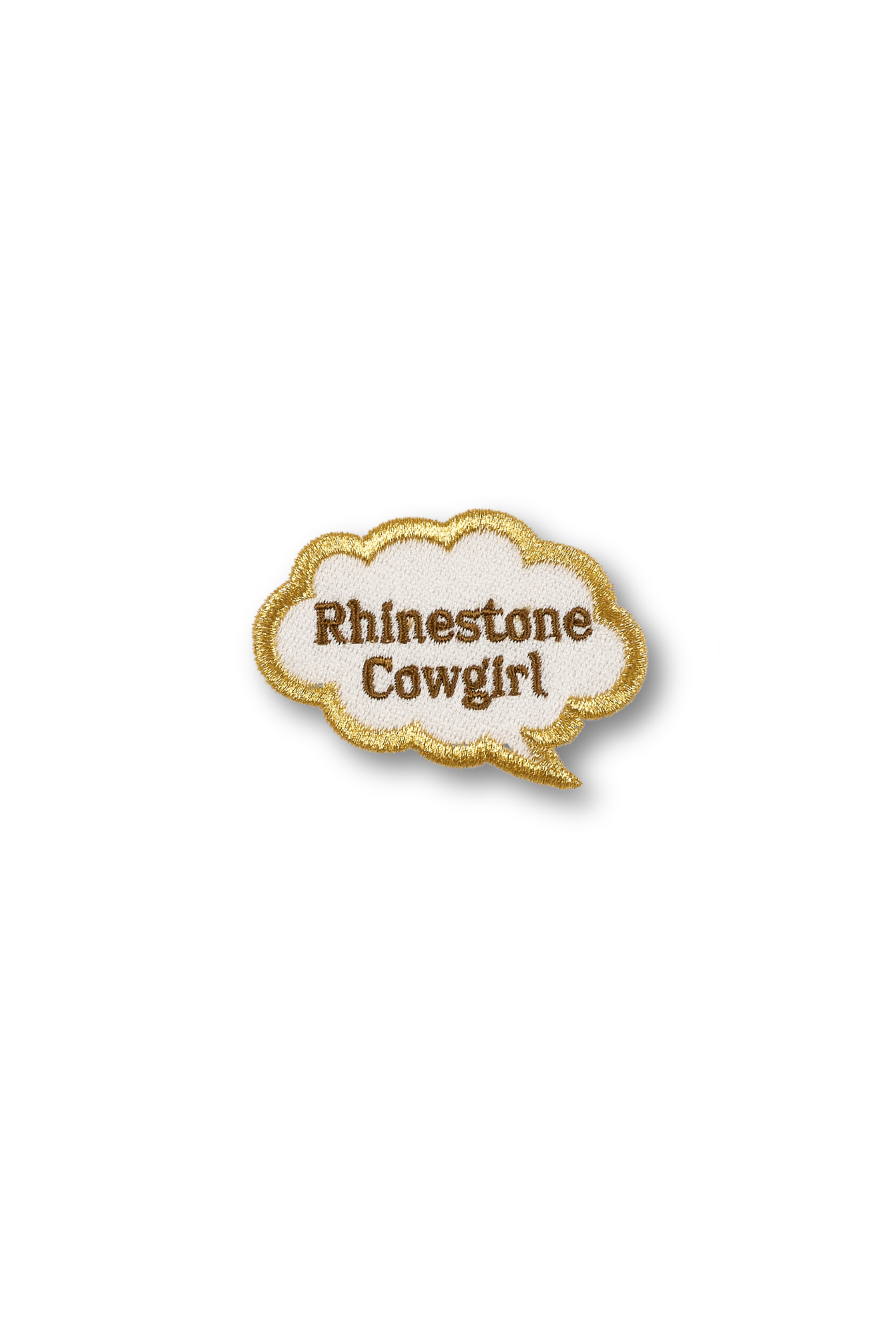 Rhinestone Cowgirl - Thought Bubble Patch