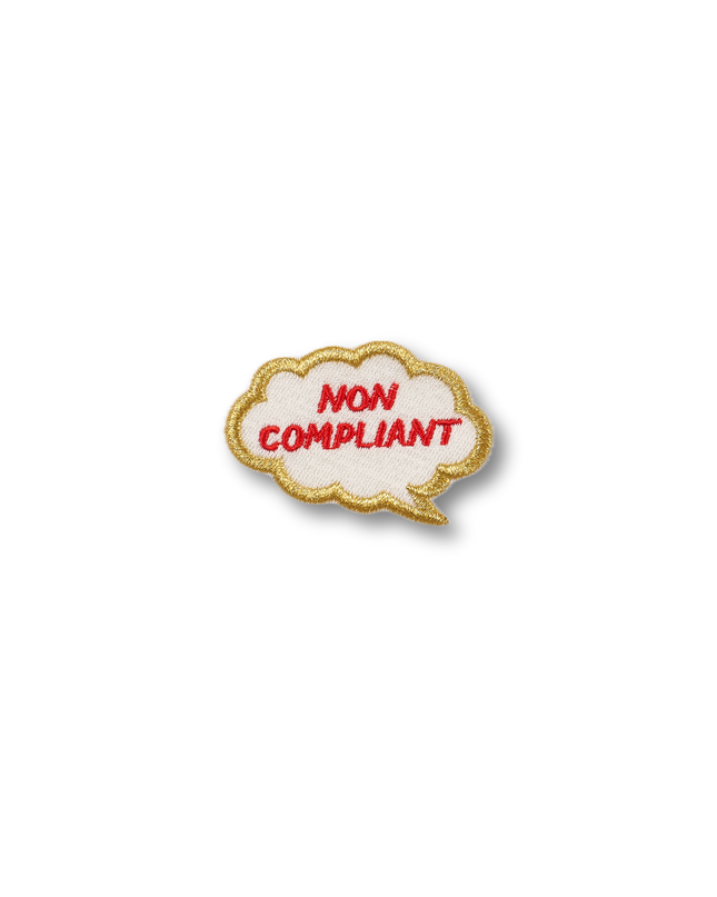 Non Compliant - Thought Bubble Patch