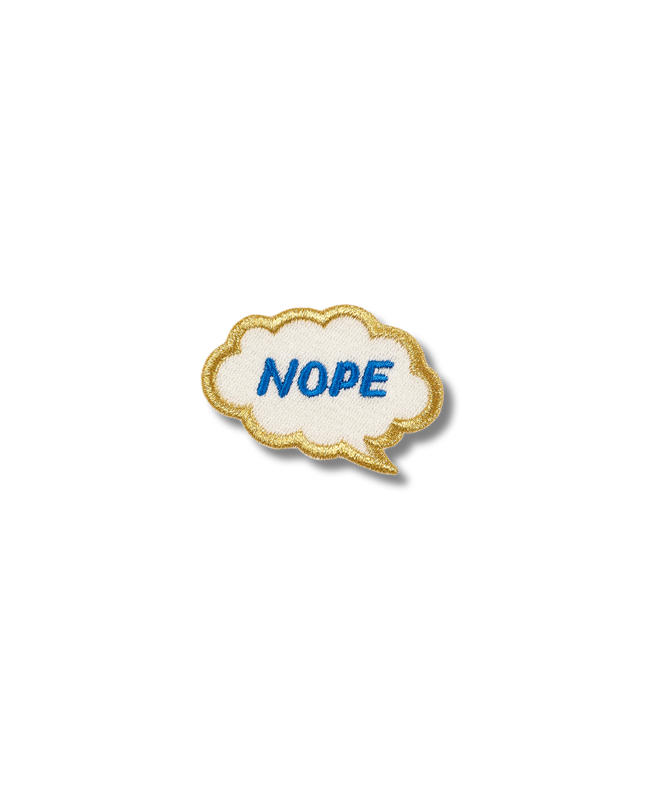 Nope - Thought Bubble Patch
