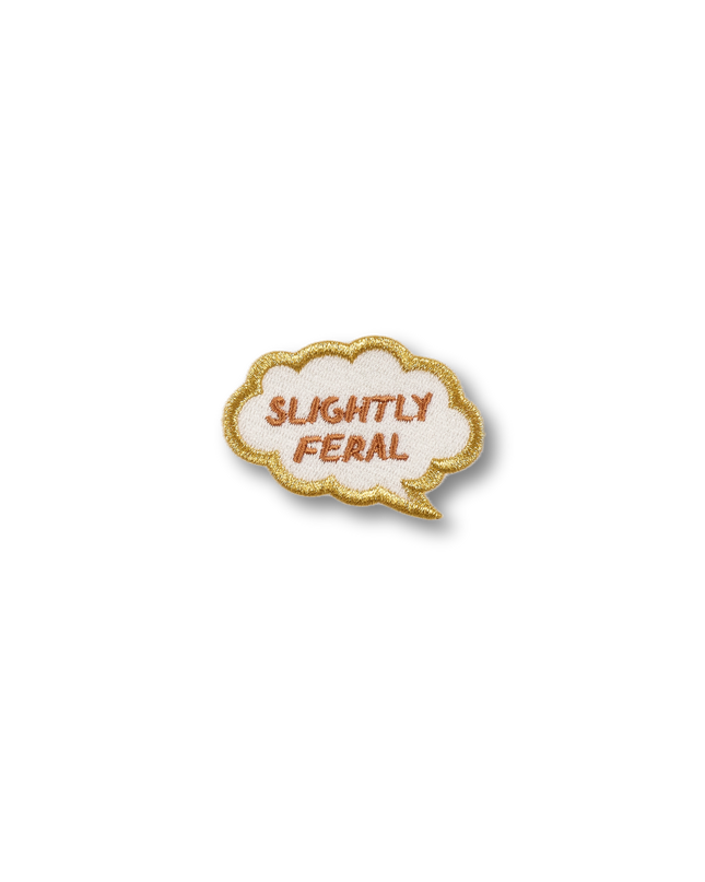 Slightly Feral - Thought Bubble Patch