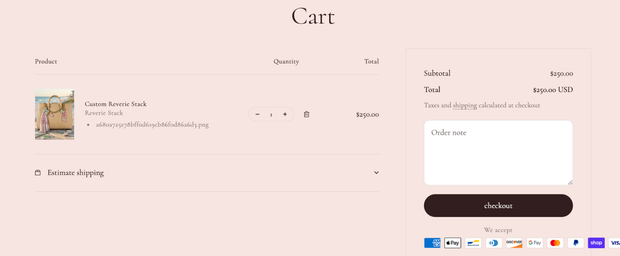 <h4>Step 7</h4><h2>Add to your cart when you're done</h2>