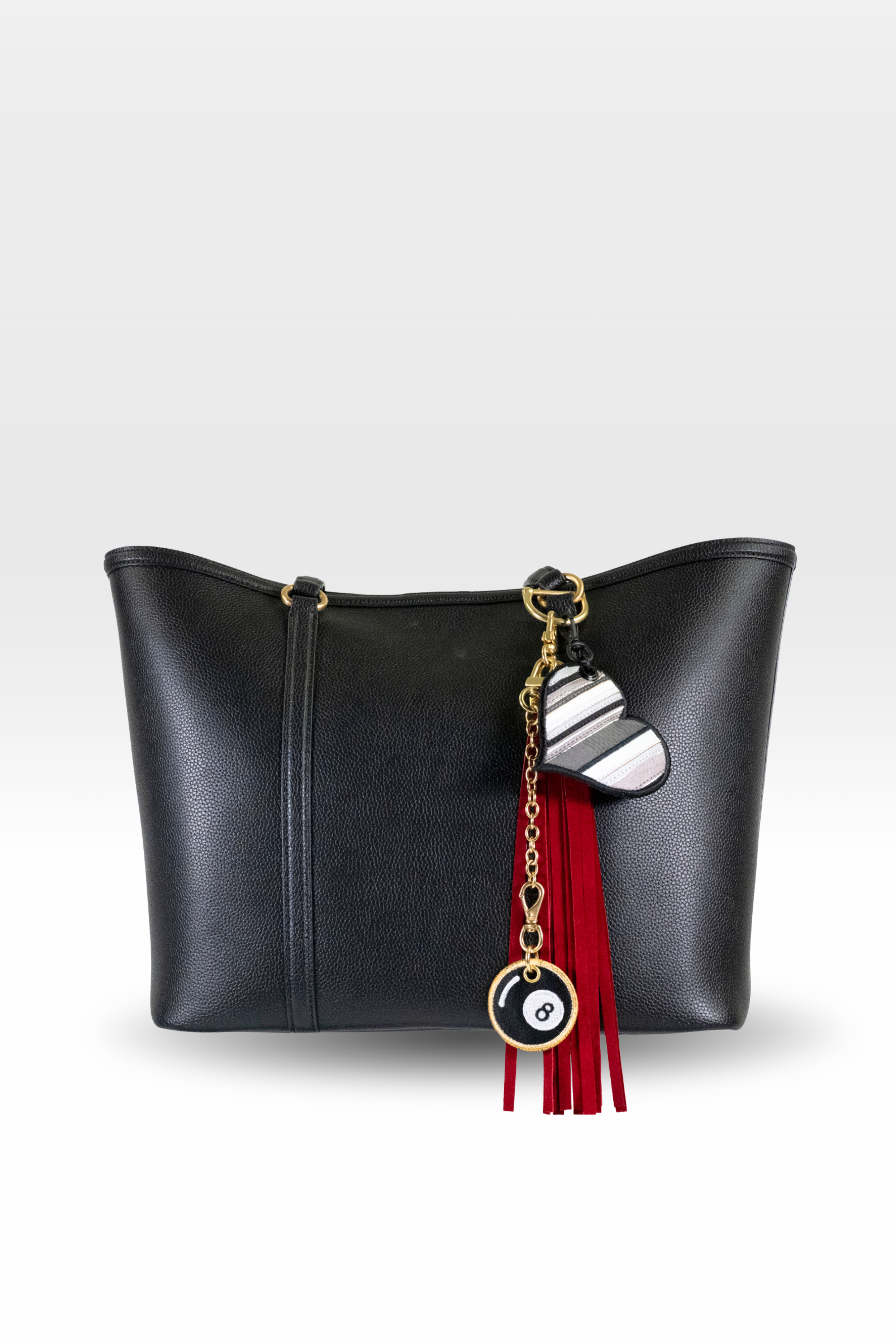 Appliqué Heart with Magic 8 Ball Stack