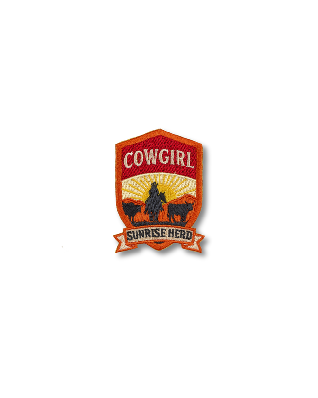 Cowgirl Sunrise Herd Patch