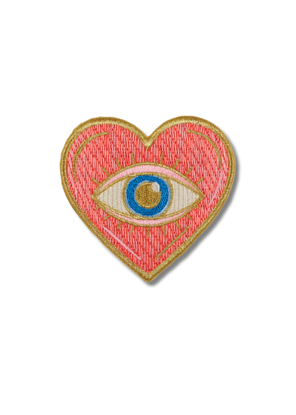 Evil Eye Heart Patch