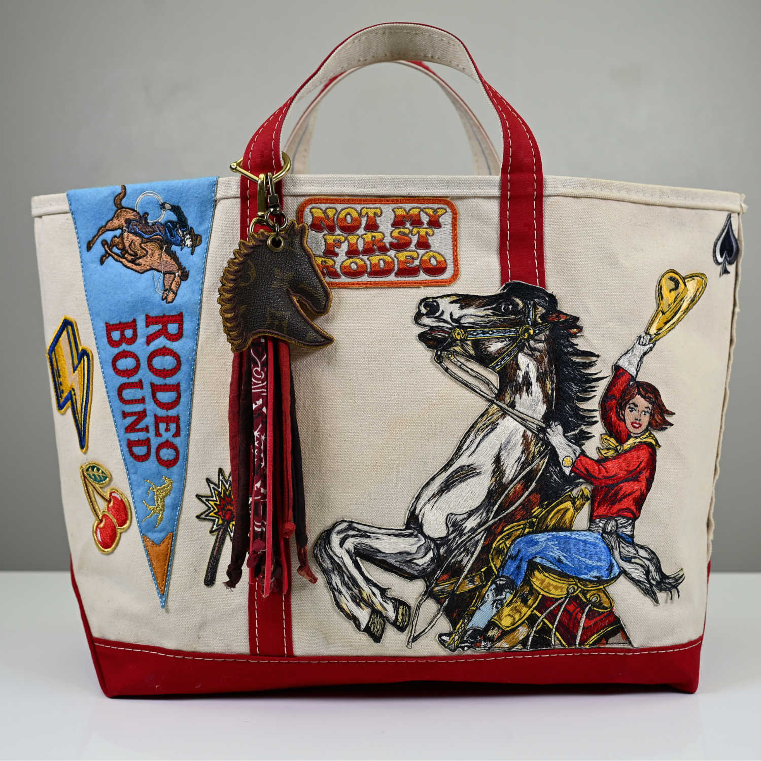 Trick Rider Vintage tote
