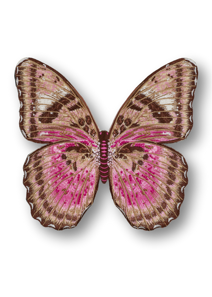 Pink Forrester Butterfly Patch