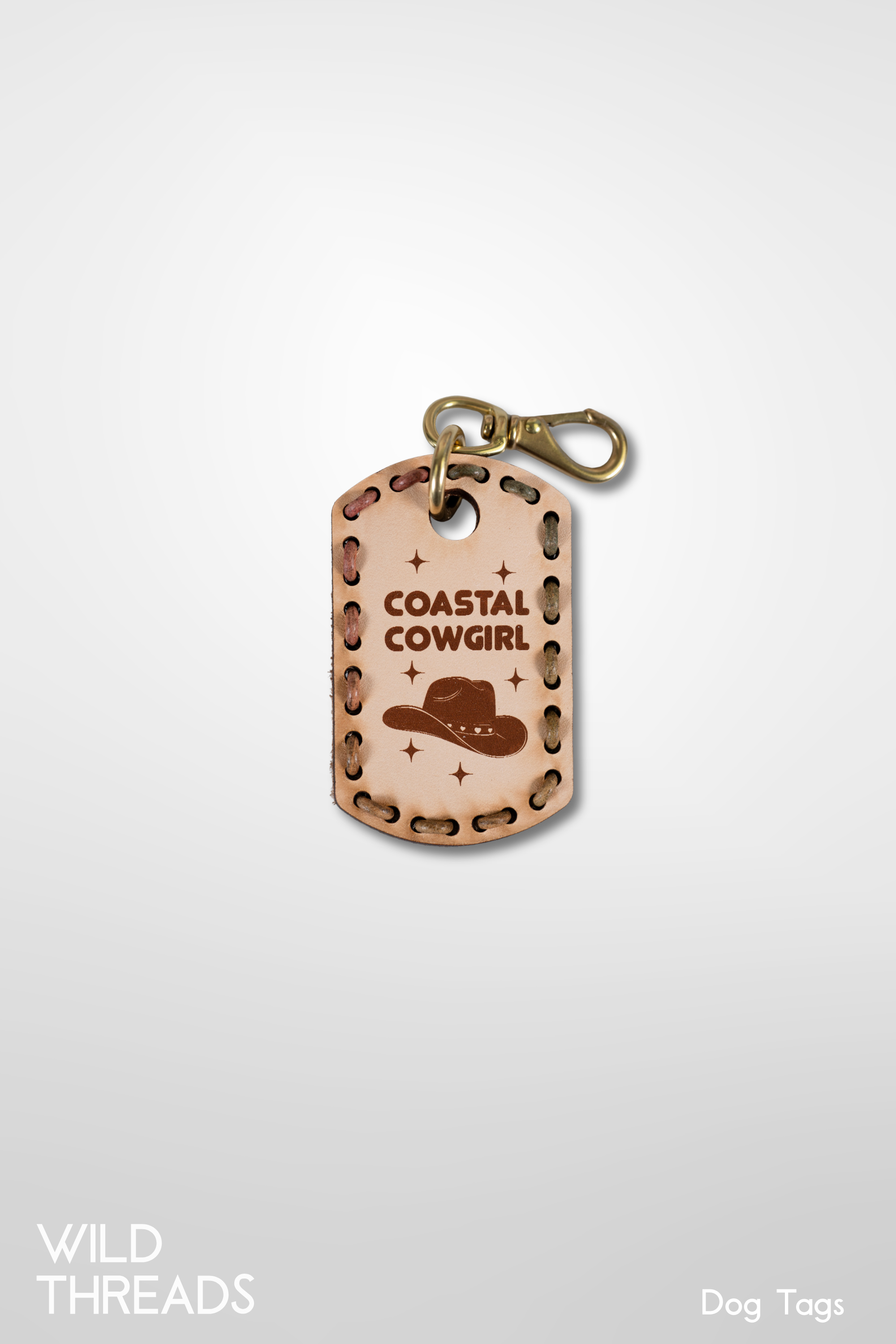 Coastal Cowgirl- Dog Tag