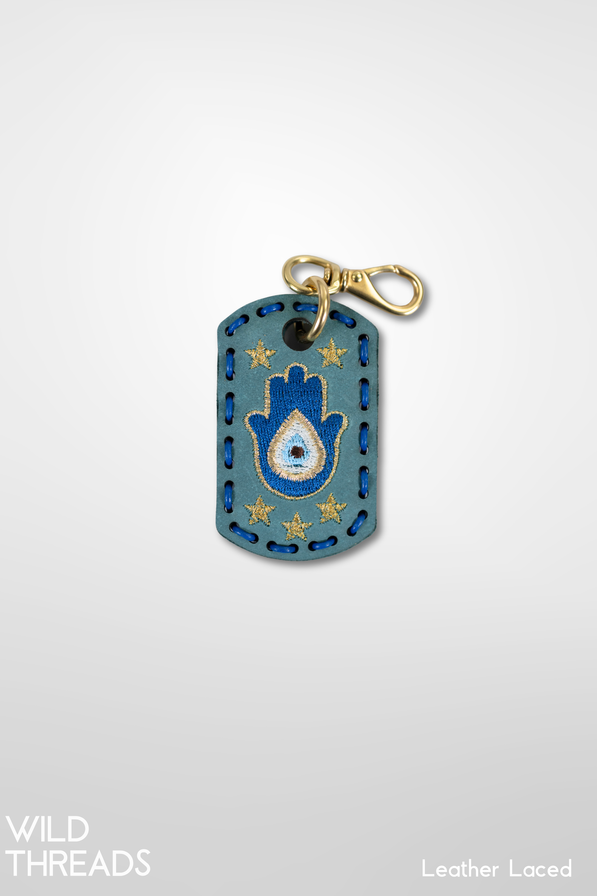 Small Laced Dog Tag - Hamsa