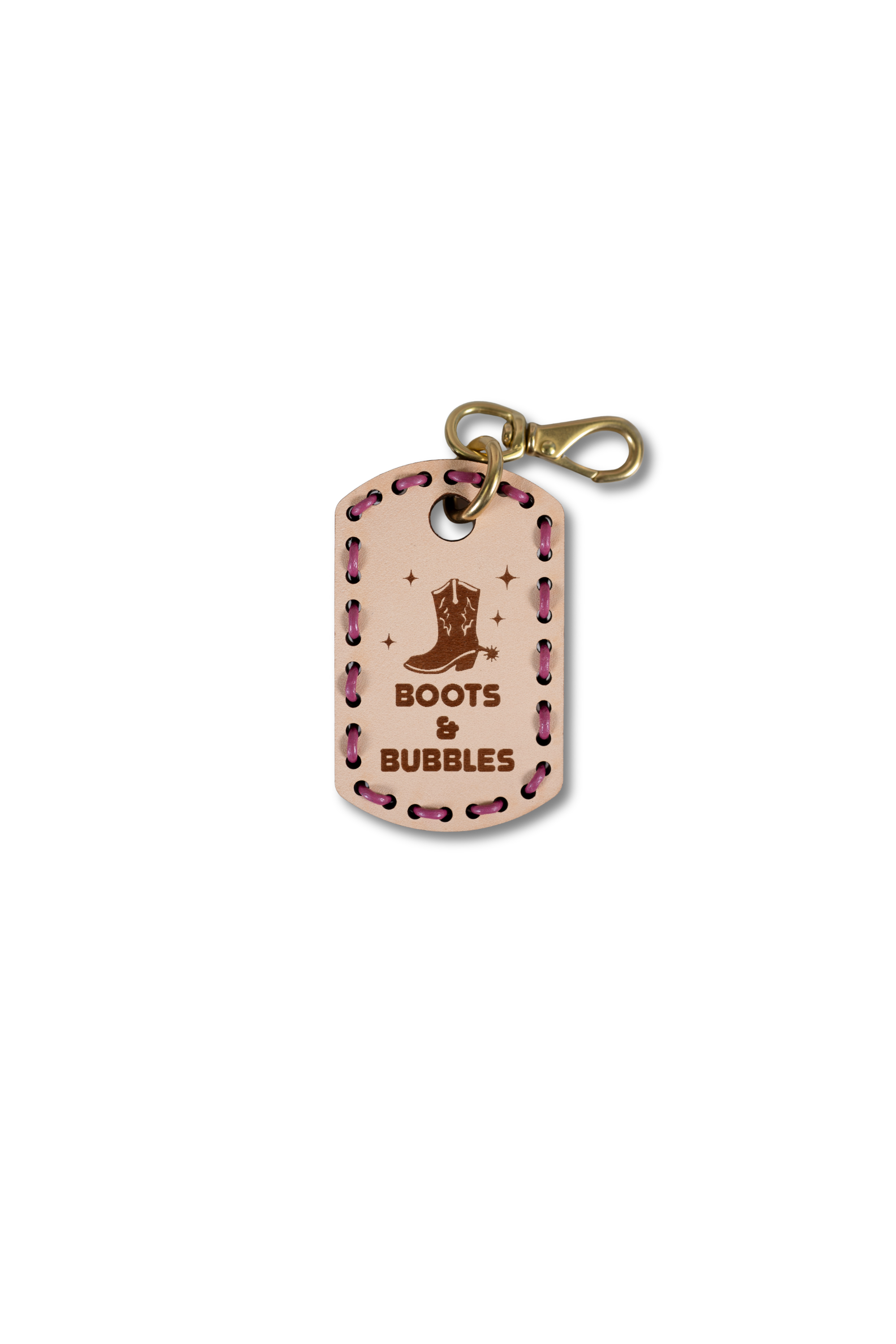 Boots & Bubbles- Dog Tag