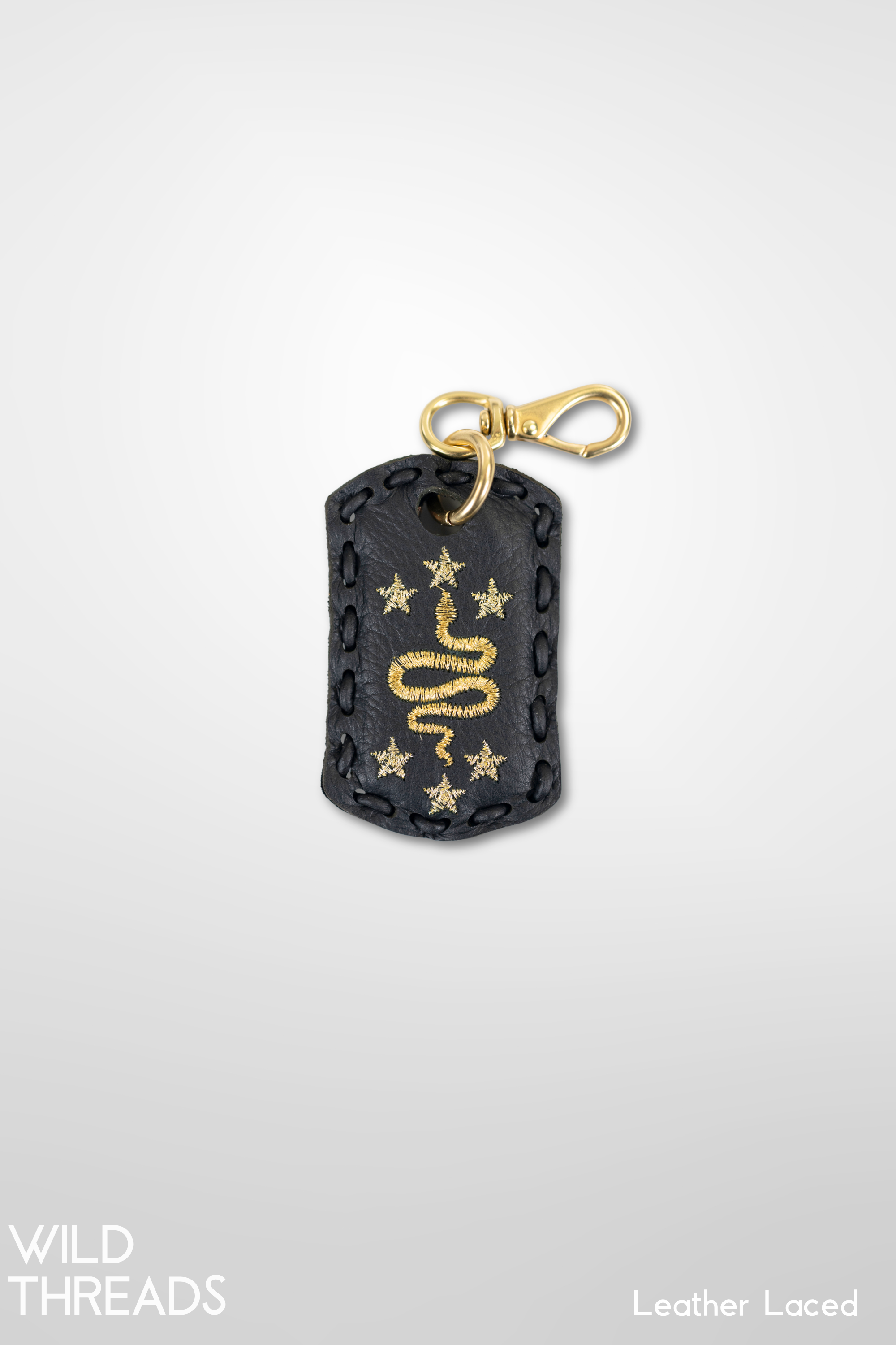 Small Laced Dog Tag - Snake