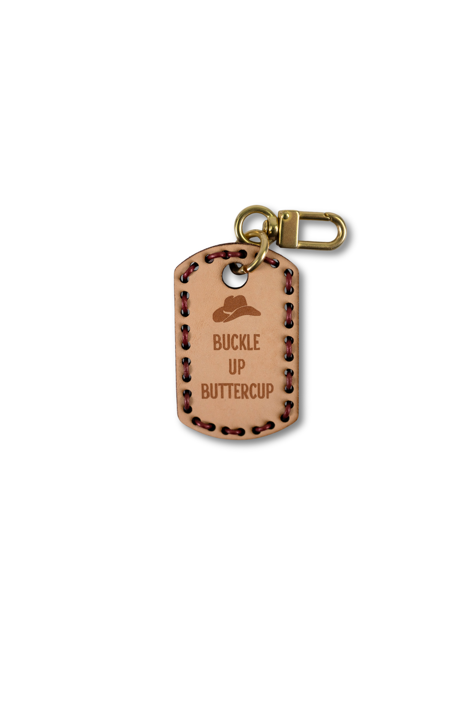Buckle Up Buttercup - Dog Tag