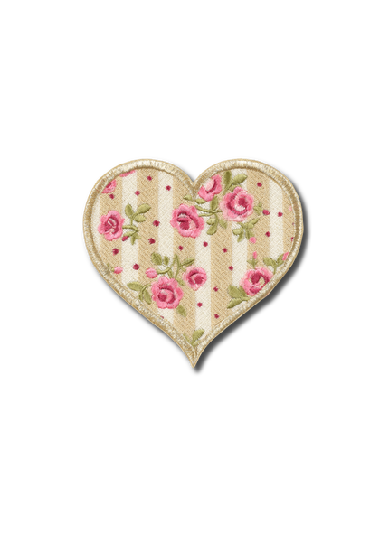 Rose Garden Heart Patch