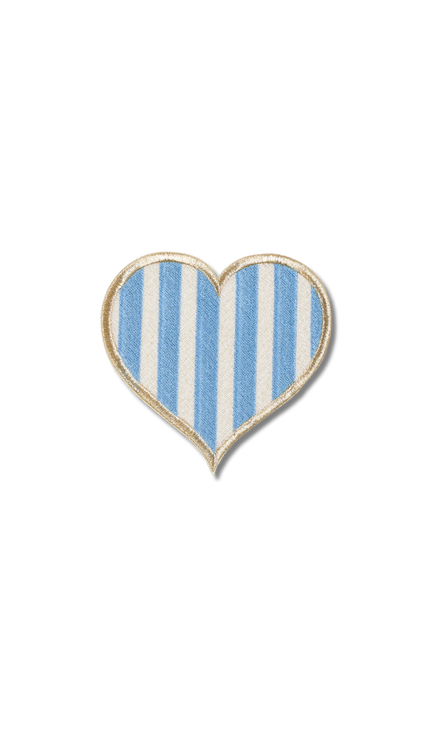 Striped Heart Patch