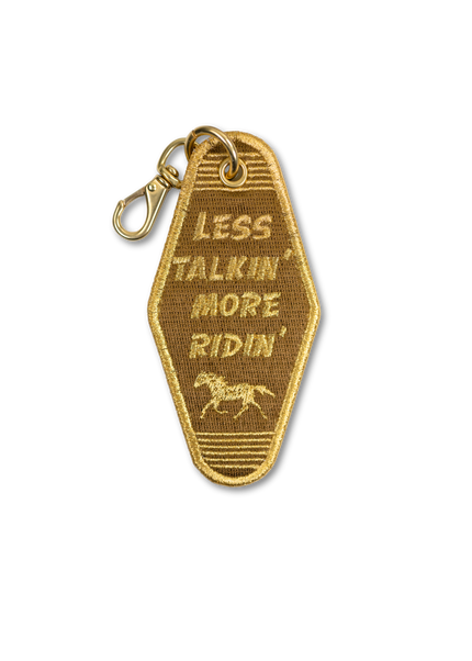 Less Talkin' More Ridin' - Vintage Room Key
