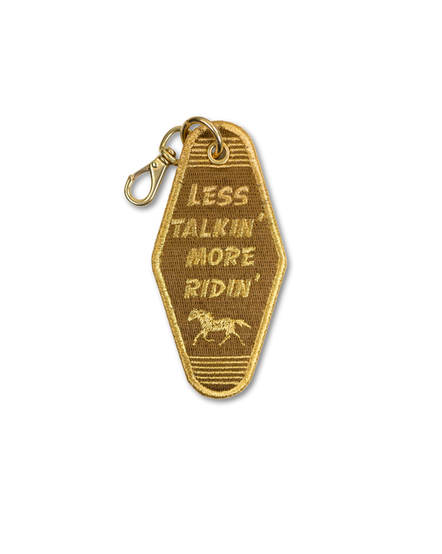 Less Talkin' More Ridin' - Vintage Room Key