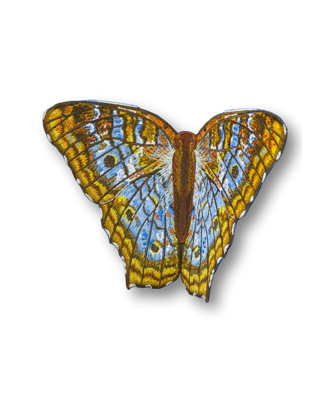 White Peacock Butterfly Patch