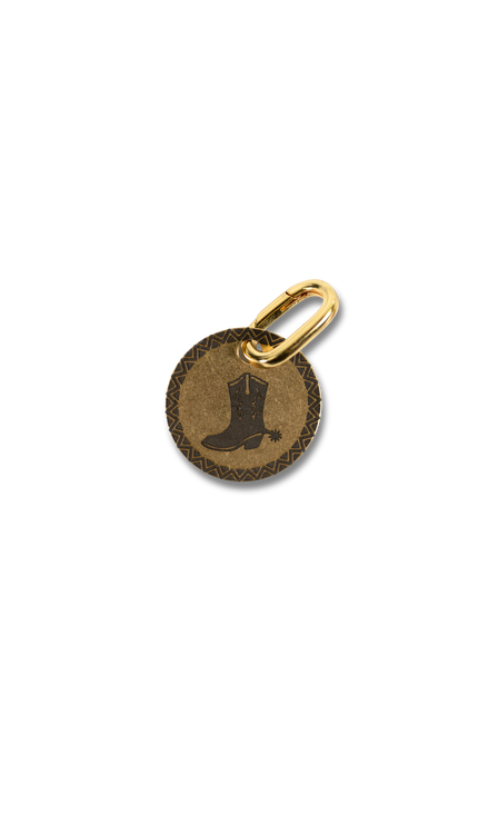 Boot - Brass Tag