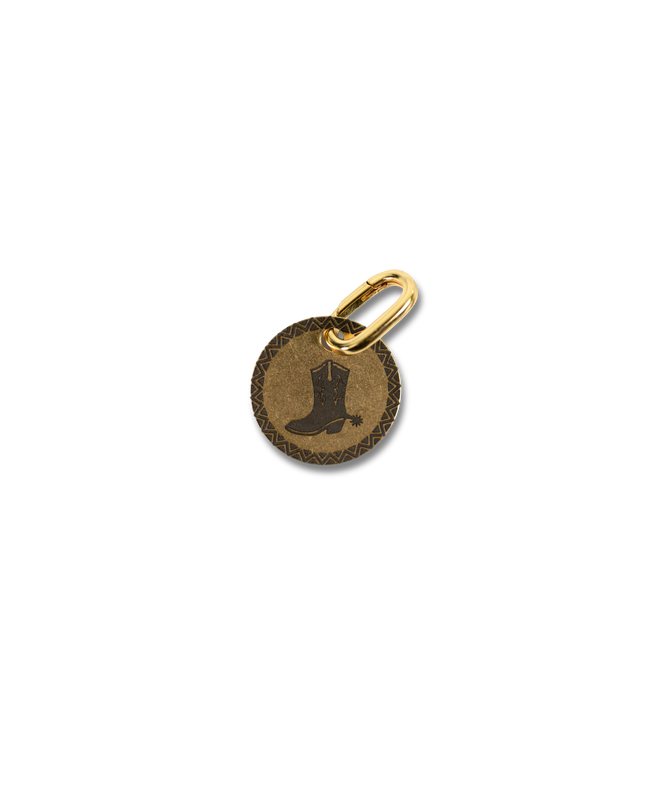 Boot - Brass Tag