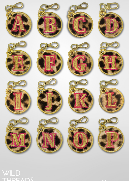 Cheetah Print Letters